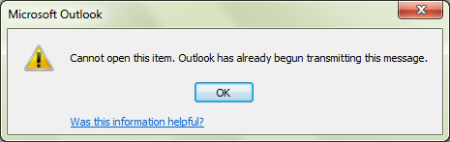 emails stuck in outbox 2010