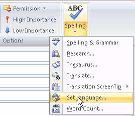 outlook express 6 spell check