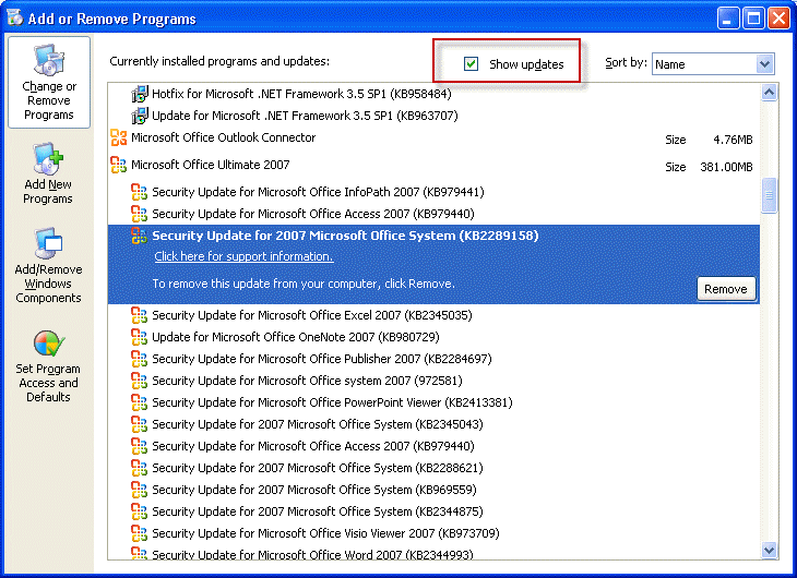 add remove programs windows 10