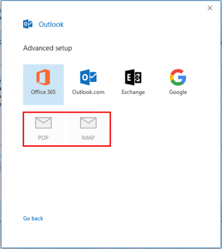 how to prevent outlook account settings reminder windows 10