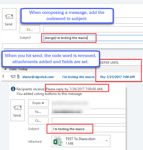 outlook 365 mail merge with attachment