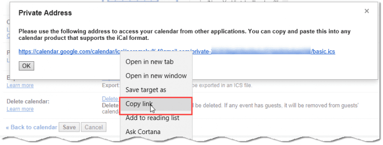 Connect Gmail Calendar to Outlook