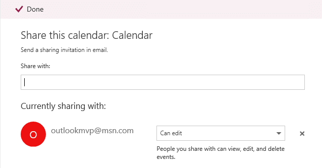 view shared calendars office 365 in outlook 2016