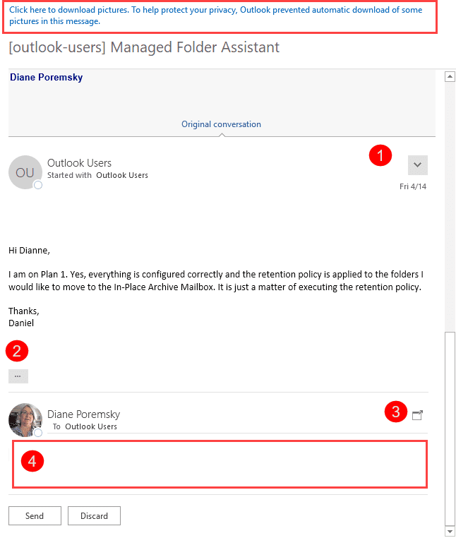 outlook 2016 conversation view not working as it should