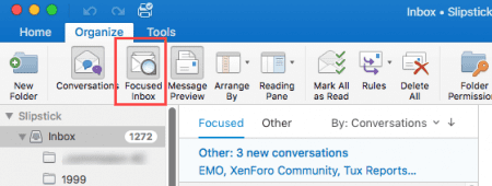 outlook for mac disable conversations