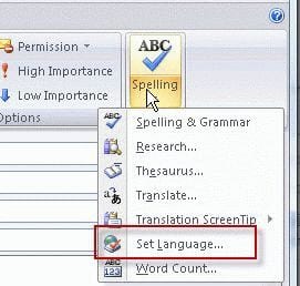 outlook for mac spell check